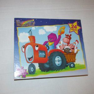 Vintage Barney 24 piece puzzle NEW